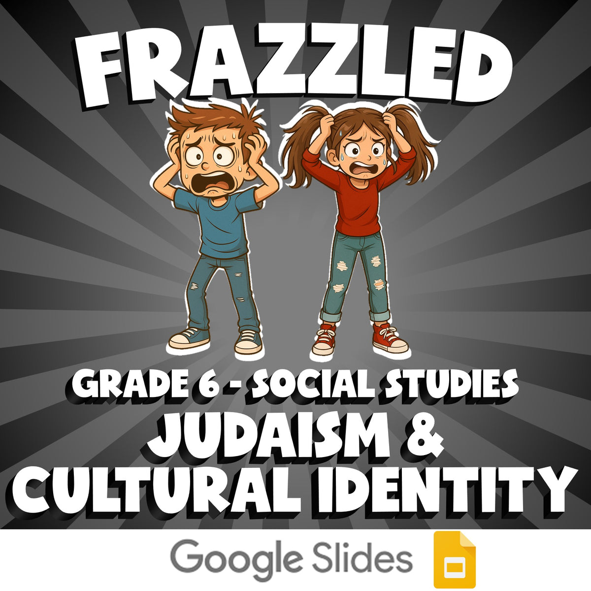Judaism & Cultural Identity FRAZZLED Socials Game - No Prep Grade 6 Review