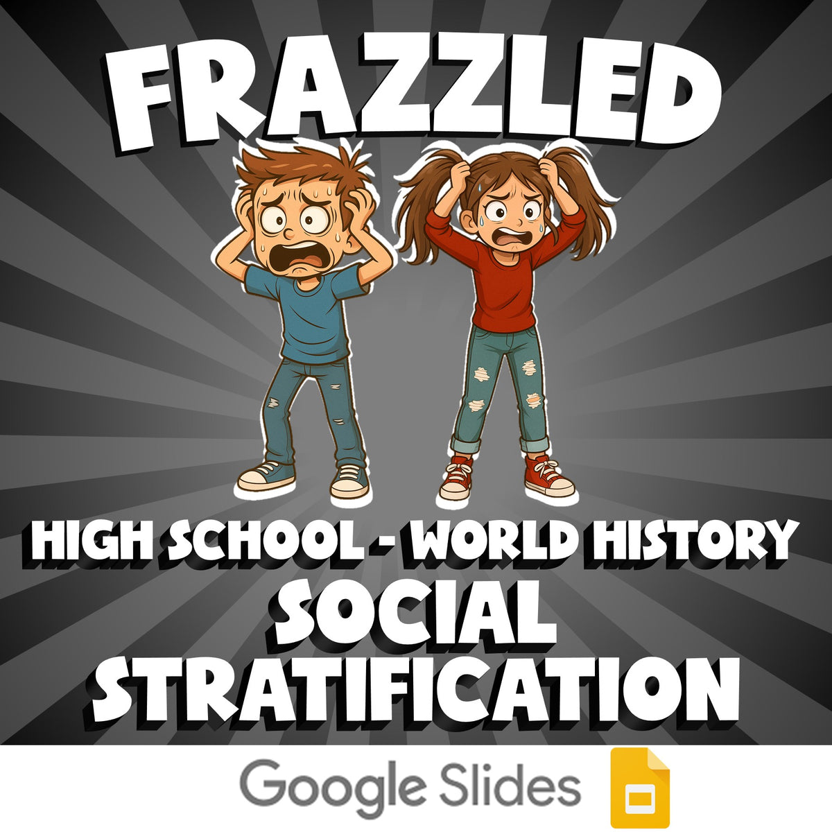 Social Stratification FRAZZLED Game - No Prep World History Review Activity