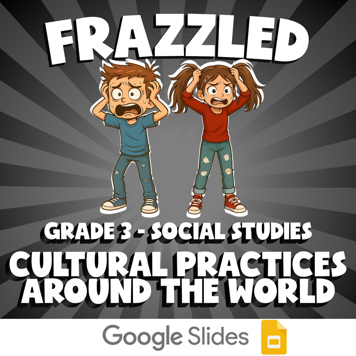 Cultural Practices Around the World FRAZZLED Socials Game - No Prep Grade 3