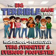 Trig Symmetry & EvenOdd Properties BIG TERRIBLE GAME - PreCalculus Math Review