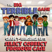 Select Correct Pronoun Case BIG TERRIBLE GAME - No Prep Grade 7 ELA Review