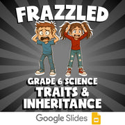 Traits & Inheritance FRAZZLED Science Game - No Prep Grade 6 Review Activity