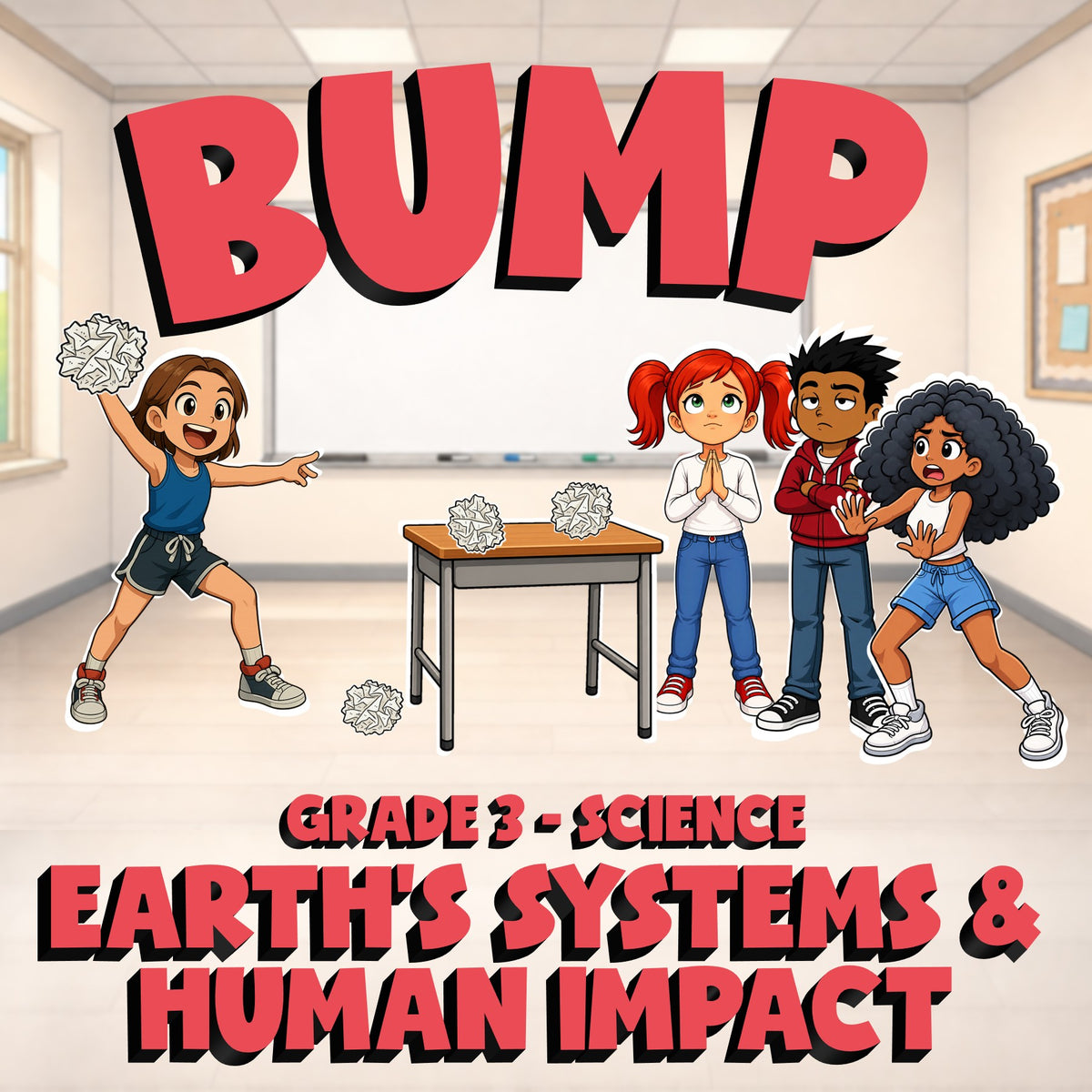 Earth’s Systems & Human Impact BUMP Science Game - No Prep Grade 3 Review