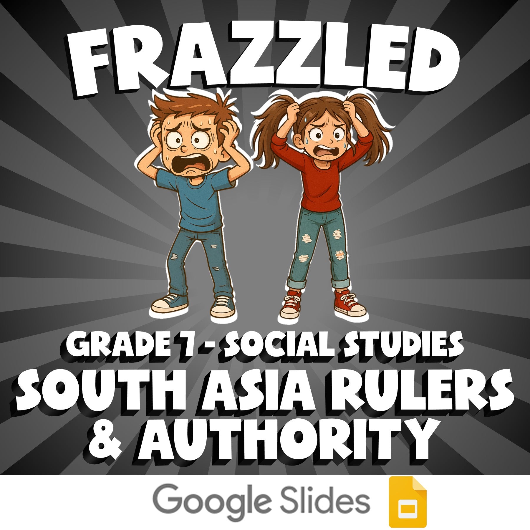South Asia Rulers & Authority FRAZZLED Socials Game - No Prep Grade 7 Review