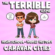Caravan Cities THE TERRIBLE GAME - No Prep World History Review Activity