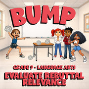 Evaluate Rebuttal Relevance BUMP ELA Game - No Prep Grade 9 Review Activity