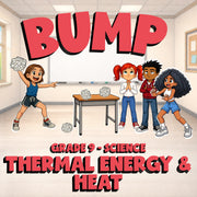 Thermal Energy & Heat BUMP Science Game - No Prep Grade 9 Review Activity