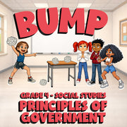 Principles of Government BUMP Socials Game - No Prep Grade 4 Review Activity