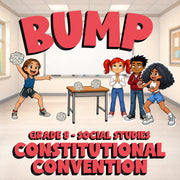Constitutional Convention BUMP Socials Game - No Prep Grade 8 Review Activity