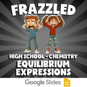 Equilibrium Expressions FRAZZLED Science Game - No Prep Chemistry Review