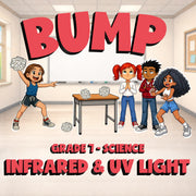 Infrared & UV Light BUMP Science Game - No Prep Grade 7 Review Activity
