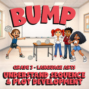 Understand Sequence & Plot Development BUMP ELA Game - No Prep Grade 3 Review