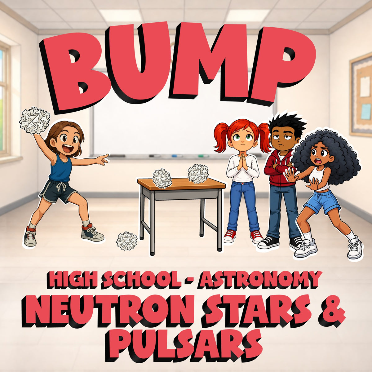 Neutron Stars & Pulsars BUMP Science Game - No Prep Astronomy Review Activity