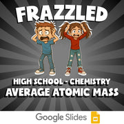 Average Atomic Mass FRAZZLED Science Game - No Prep Chemistry Review Activity