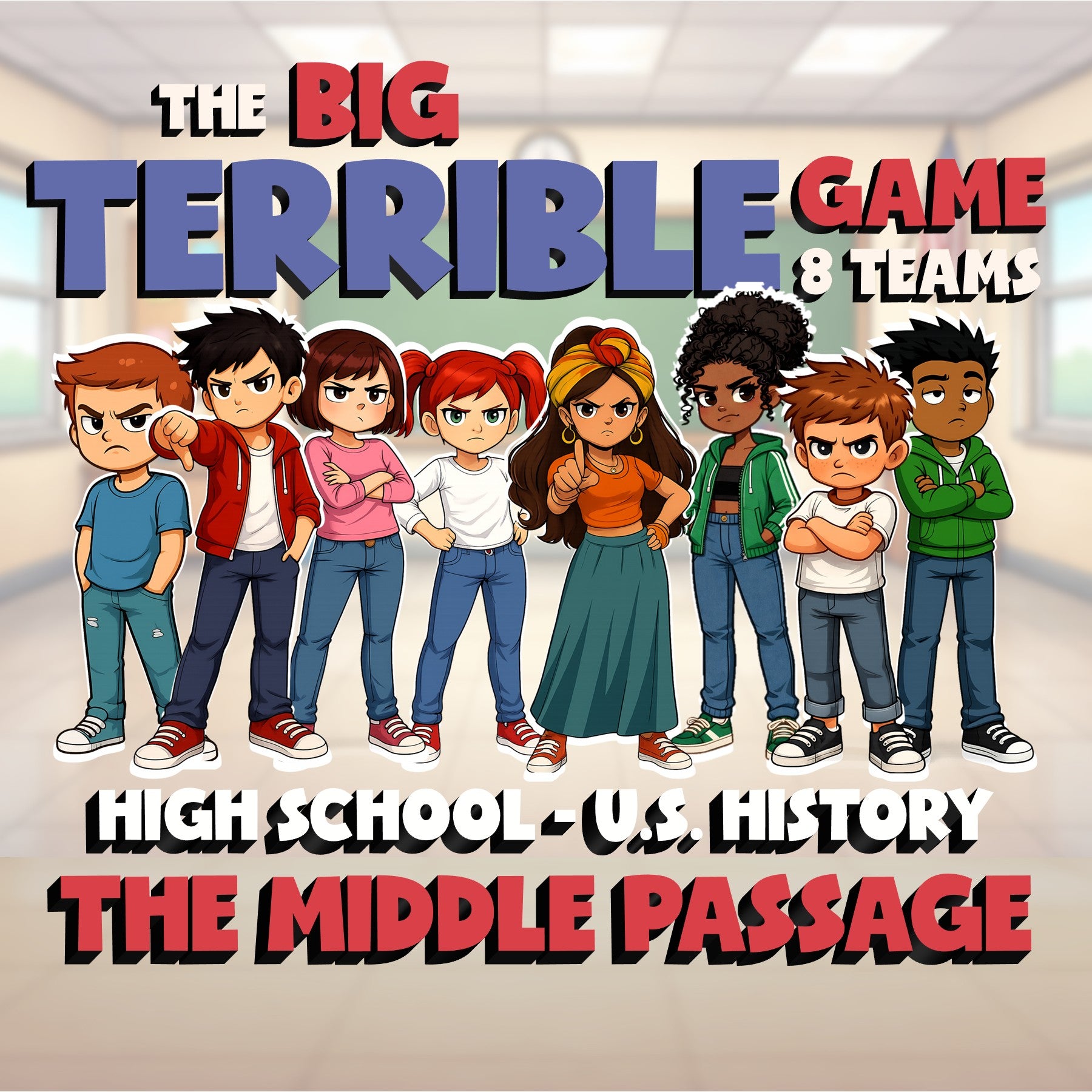 The Middle Passage BIG TERRIBLE GAME - No Prep U.S. History Review Activity