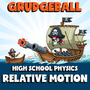 Relative Motion GRUDGEBALL Science Game - No Prep Physics Review Activity