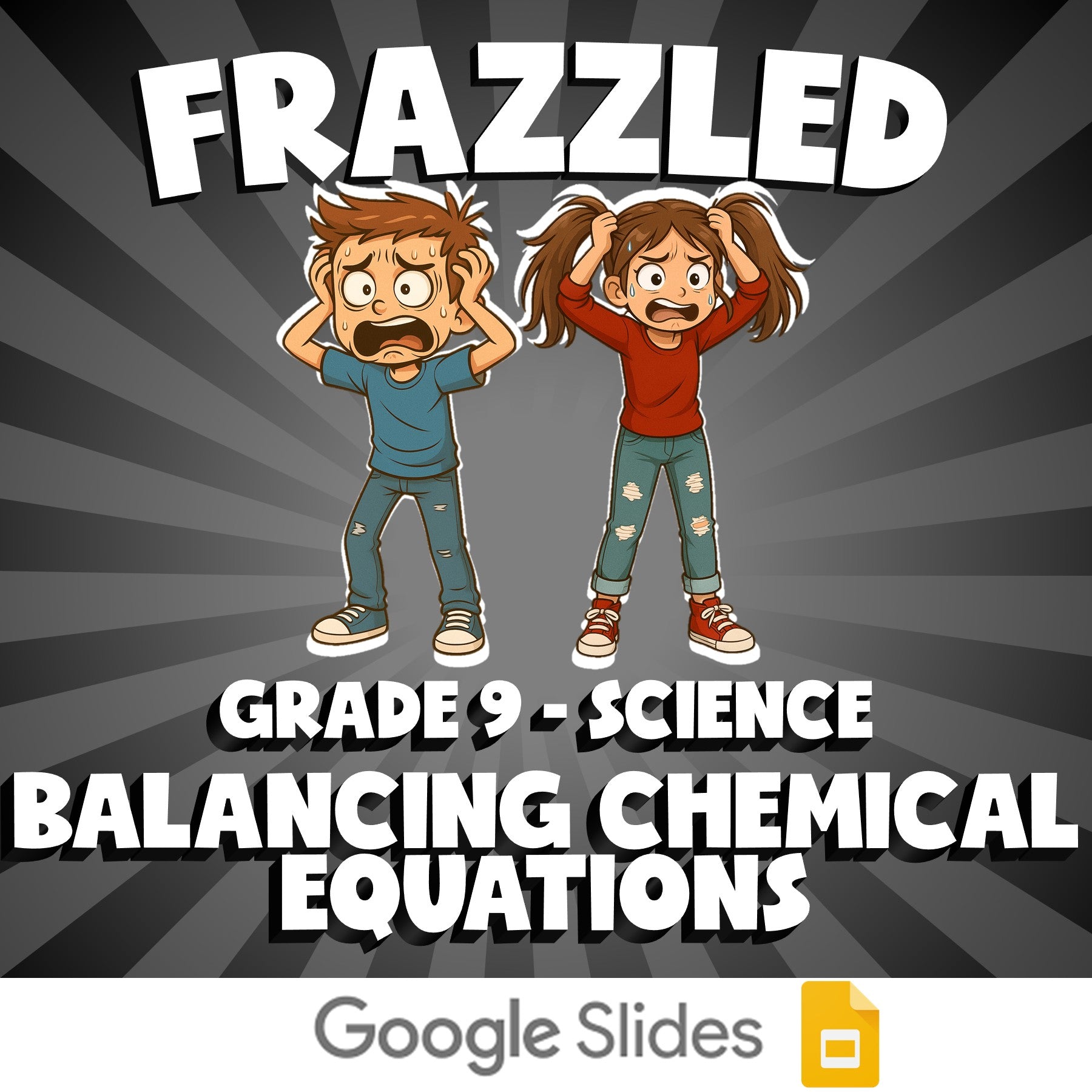 Balancing Chemical Equations FRAZZLED Science Game - No Prep Grade 9 Review