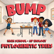 Phylogenetic Trees BUMP Science Game - No Prep AP Biology Review Activity