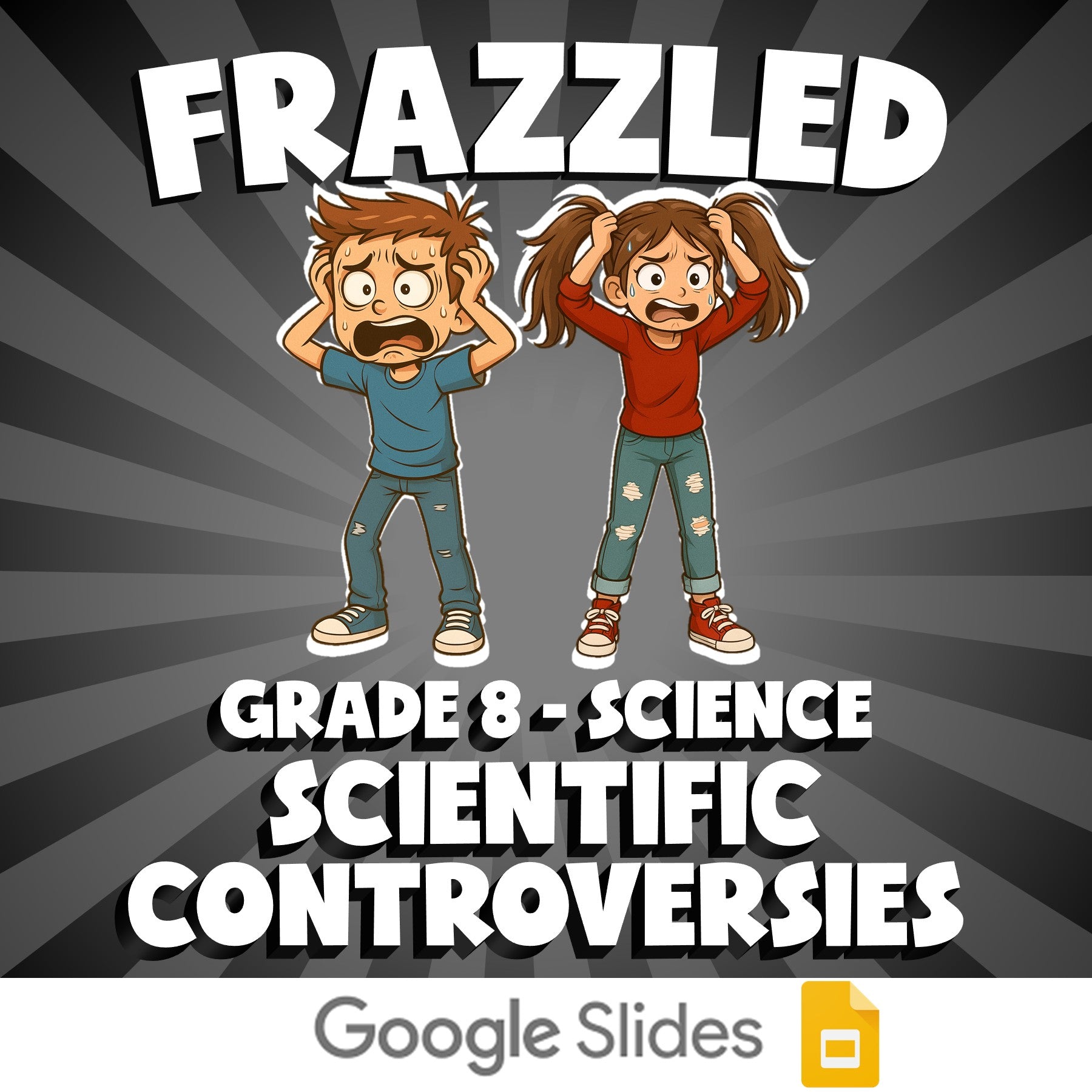 Scientific Controversies FRAZZLED Science Game - No Prep Grade 8 Review Activity