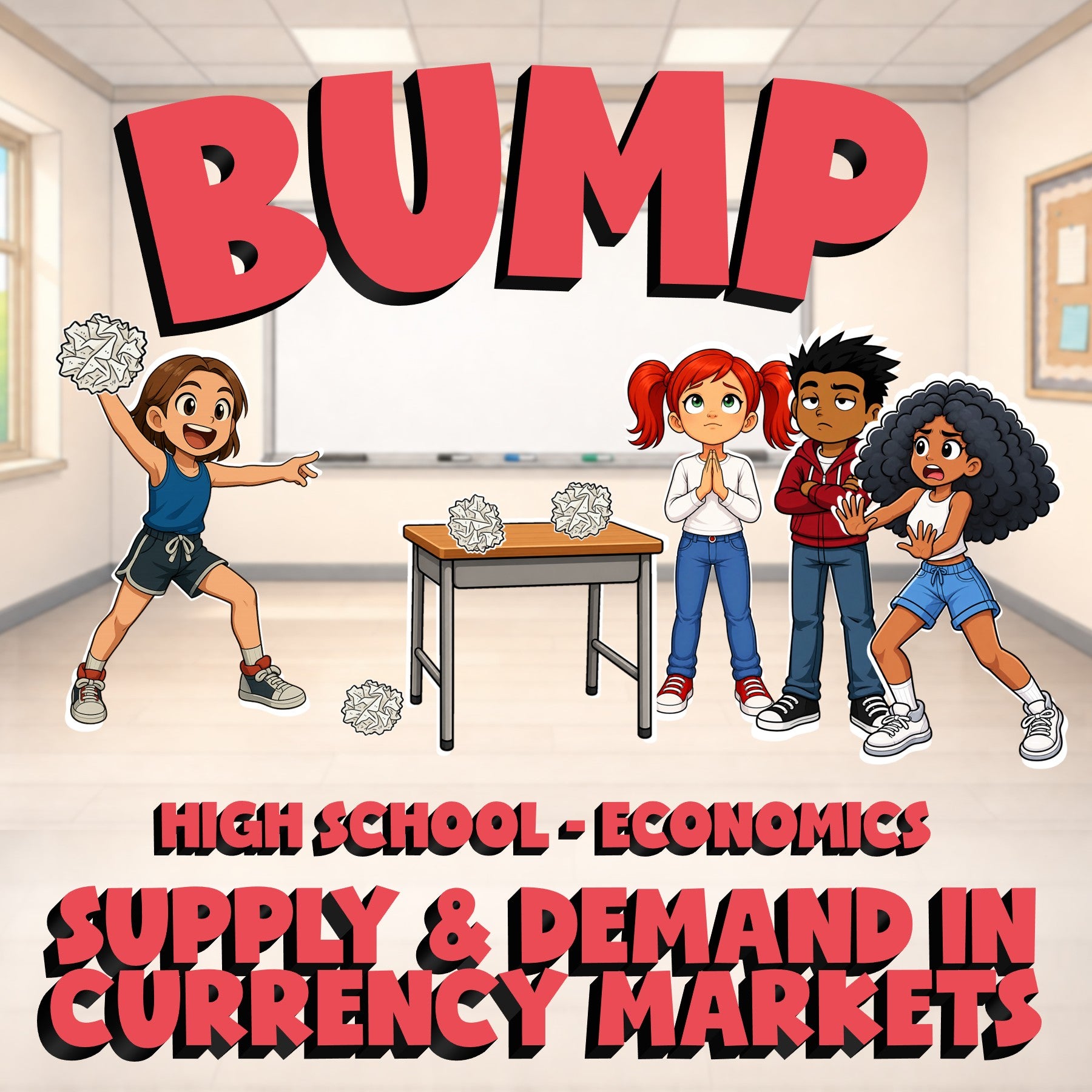 Supply & Demand in Currency Markets BUMP Economics Game - No Prep Review