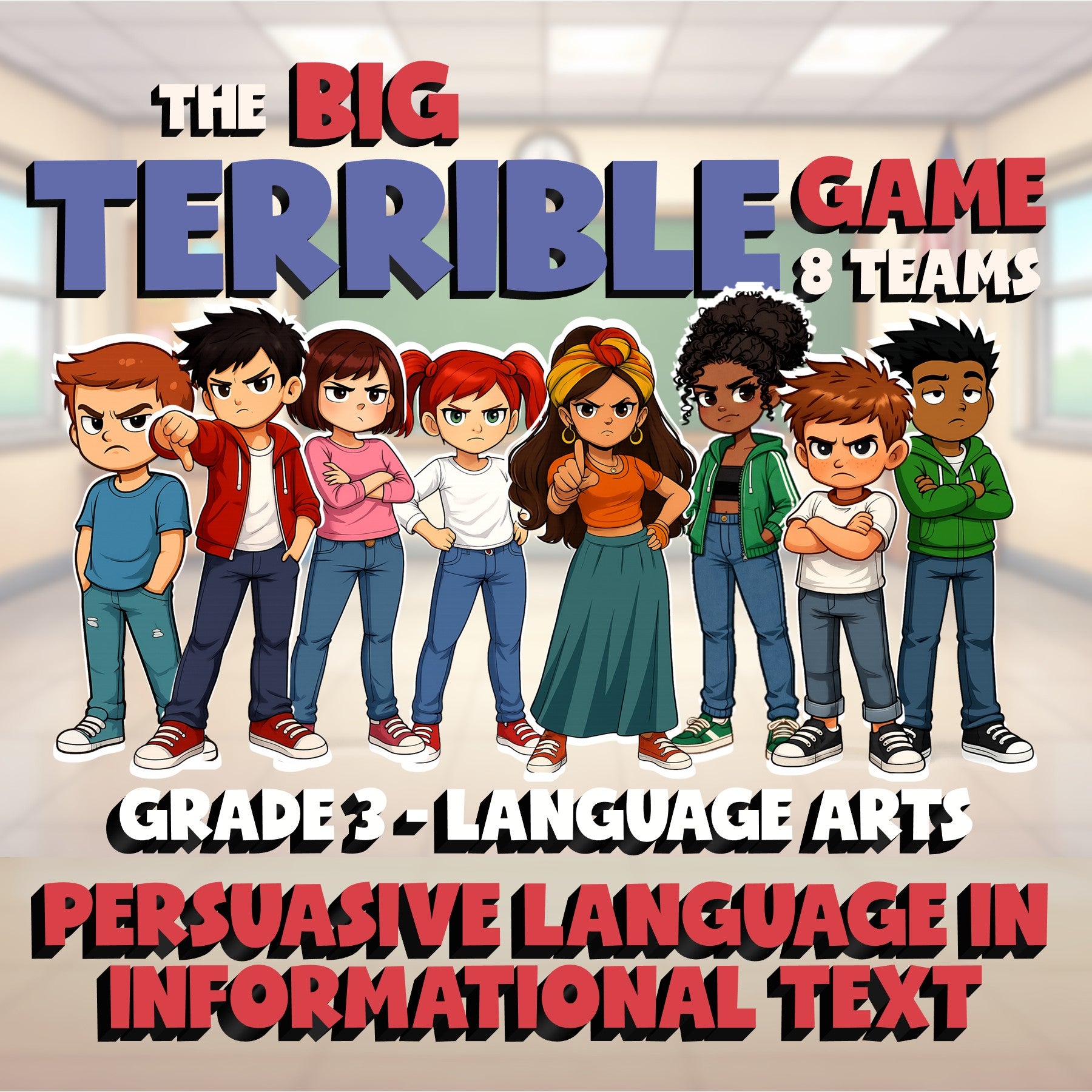 Persuasive Language in Informational Text BIG TERRIBLE GAME - Grade 3 ELA Review