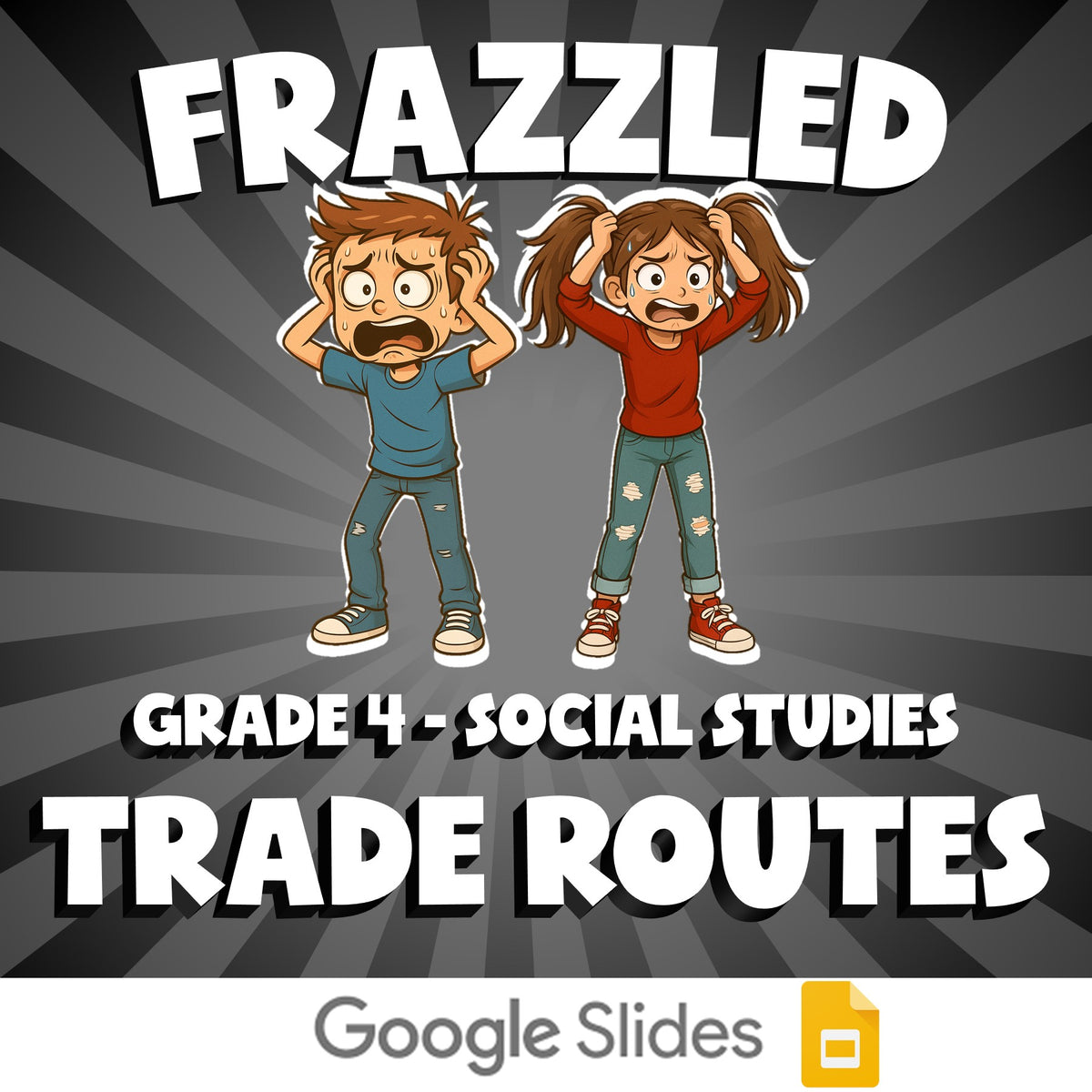 Trade Routes FRAZZLED Socials Game - No Prep Grade 4 Review Activity