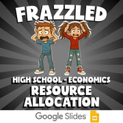 Resource Allocation FRAZZLED Economics Game - No Prep Review Activity