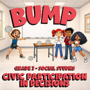 Civic Participation in Decisions BUMP Socials Game - No Prep Grade 3 Review