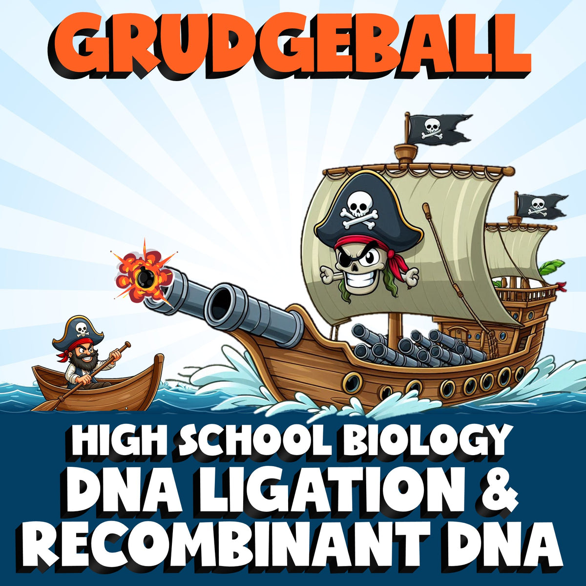 DNA Ligation & Recombinant DNA GRUDGEBALL Science Game - No Prep Biology Review