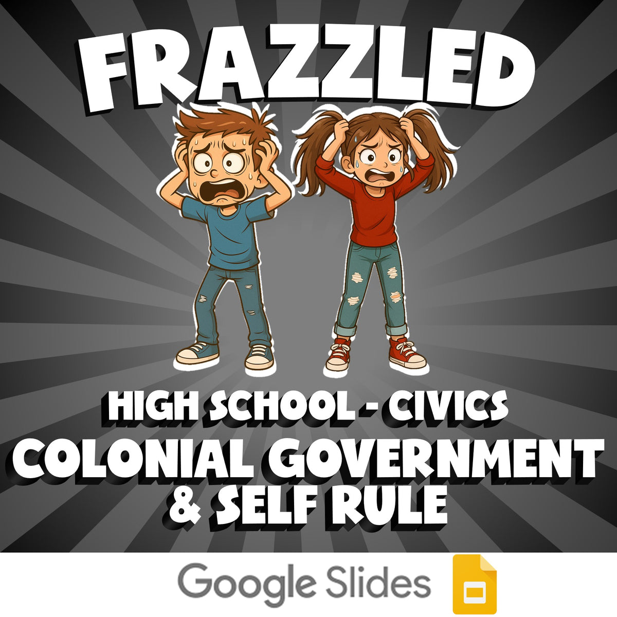 Colonial Government & Self Rule FRAZZLED Civics Game - No Prep Review Activity