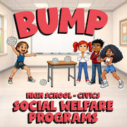 Social Welfare Programs BUMP Civics Game - No Prep Review Activity