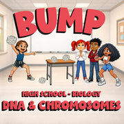 DNA & Chromosomes BUMP Science Game - No Prep Biology Review Activity