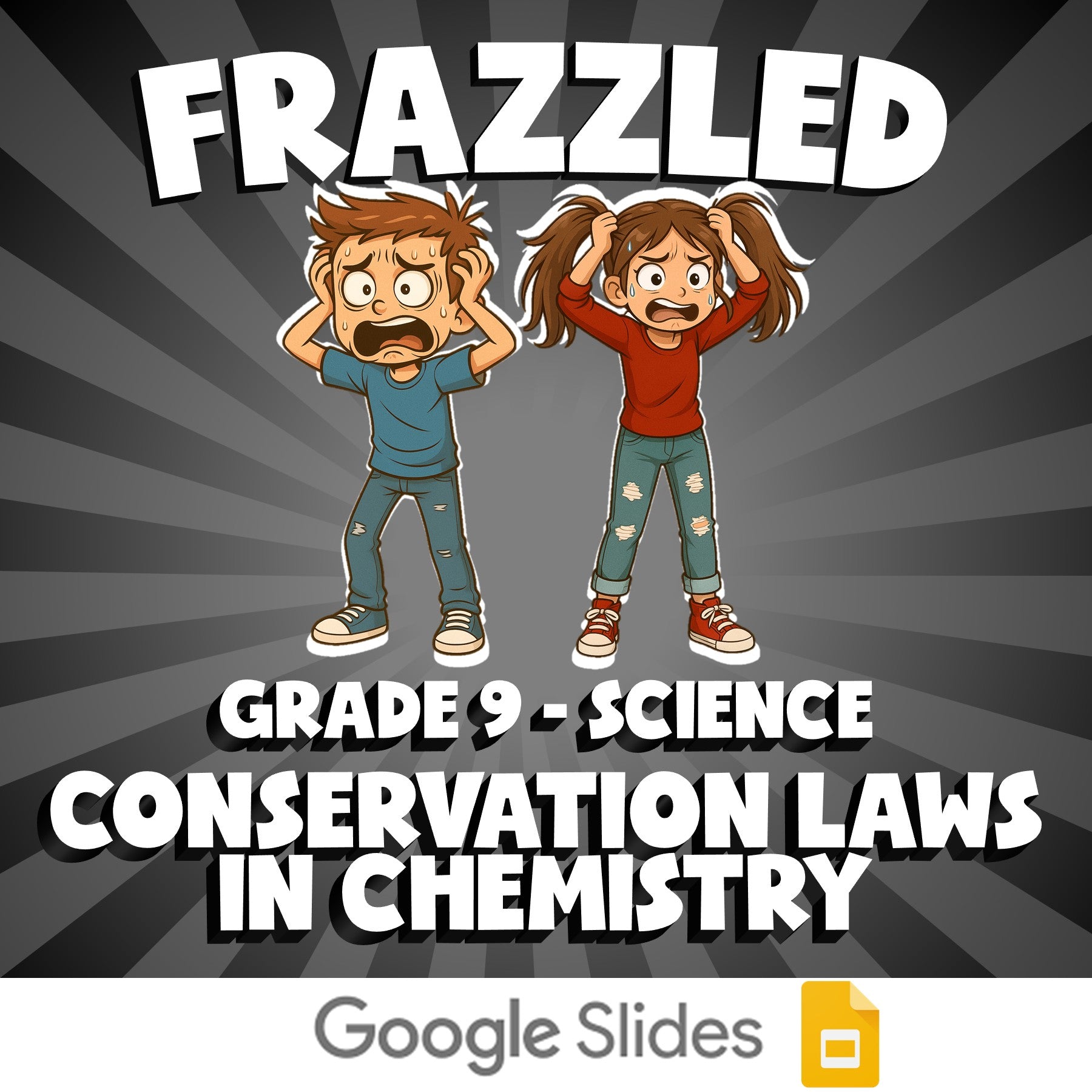 Conservation Laws in Chemistry FRAZZLED Science Game - No Prep Grade 9 Review
