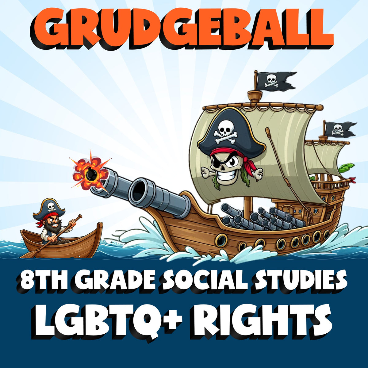 LGBTQ+ Rights GRUDGEBALL Socials Game - No Prep Grade 8 Review Activity