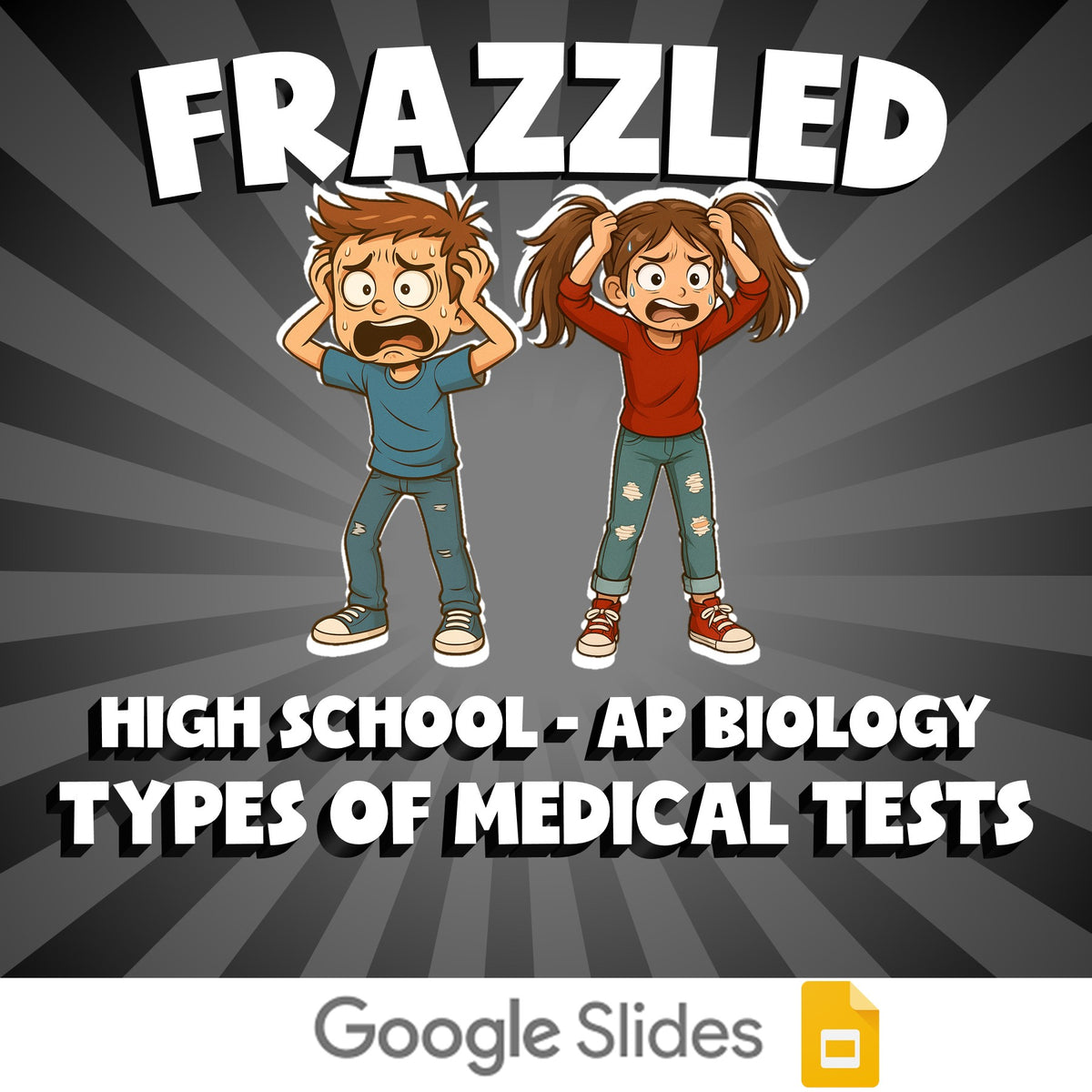 Types of Medical Tests FRAZZLED Science Game - No Prep AP Biology Review