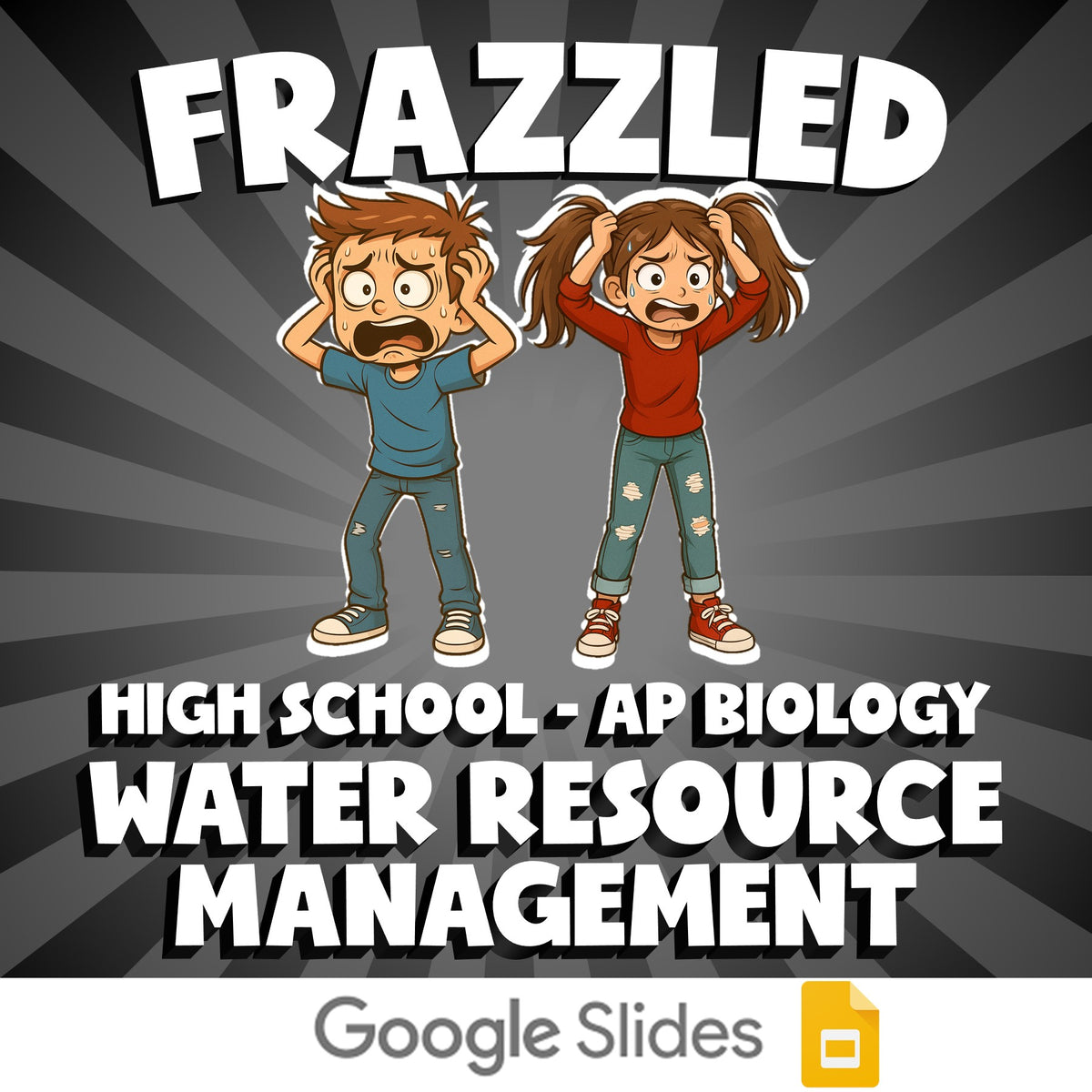 Water Resource Management FRAZZLED Science Game - No Prep AP Biology Review