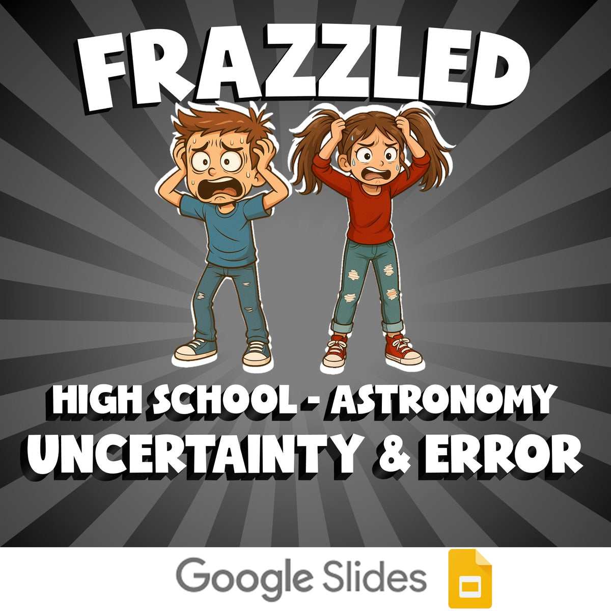 Uncertainty & Error FRAZZLED Science Game - No Prep Astronomy Review Activity