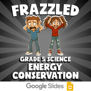 Energy Conservation FRAZZLED Science Game - No Prep Grade 5 Review Activity