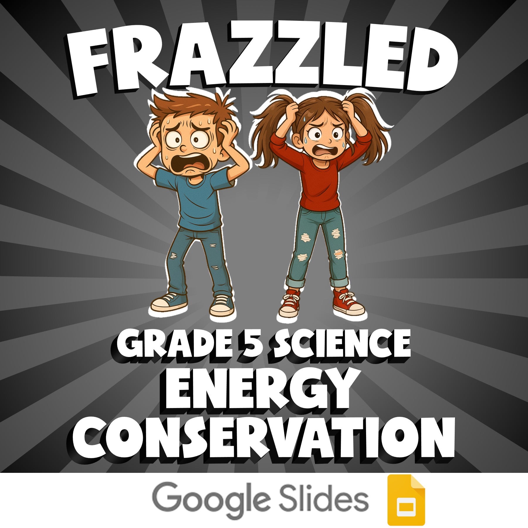Energy Conservation FRAZZLED Science Game - No Prep Grade 5 Review Activity
