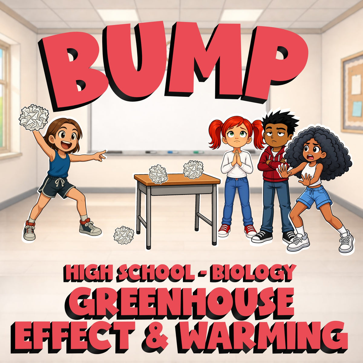 Greenhouse Effect & Warming BUMP Science Game - No Prep Biology Review Activity