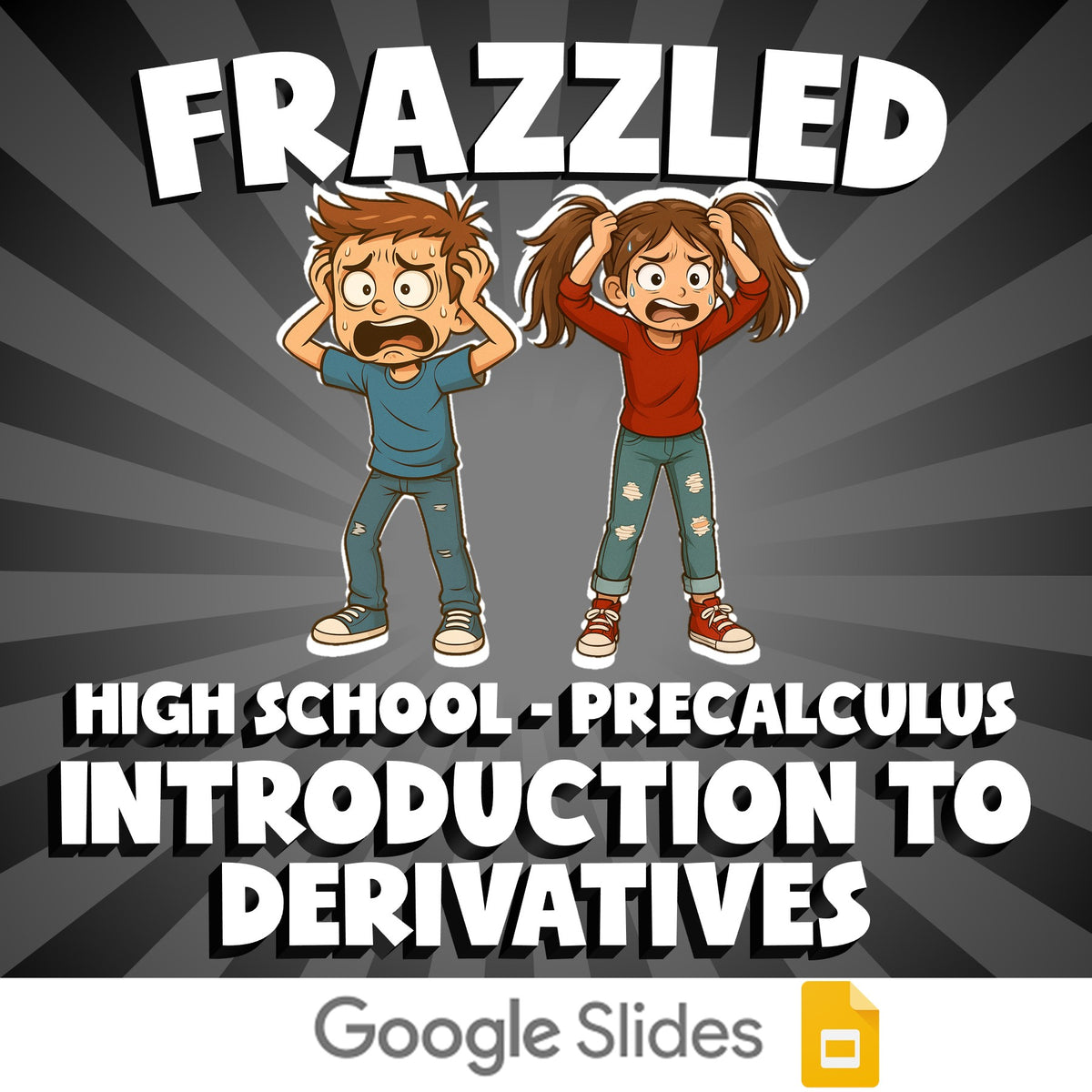 Introduction to Derivatives FRAZZLED Math Game - No Prep PreCalculus Review