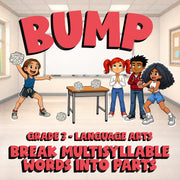 Break Multisyllable Words Into Parts BUMP ELA Game - No Prep Grade 3 Review