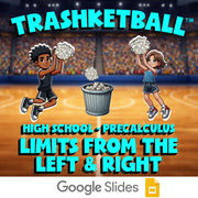 Limits from the Left & Right TRASHKETBALL Math Game - No Prep PreCalculus Review