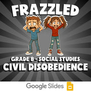 Civil Disobedience FRAZZLED Socials Game - No Prep Grade 8 Review Activity