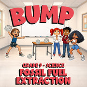 Fossil Fuel Extraction BUMP Science Game - No Prep Grade 9 Review Activity