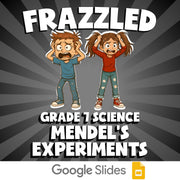 Mendel’s Experiments FRAZZLED Science Game - No Prep Grade 7 Review Activity