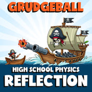 Reflection GRUDGEBALL Science Game - No Prep Physics Review Activity