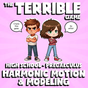 Harmonic Motion & Modeling THE TERRIBLE GAME - No Prep PreCalculus Math Review