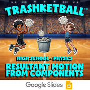 Resultant Motion from Components TRASHKETBALL Science Game - No Prep Physics