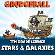 Stars & Galaxies GRUDGEBALL Science Game - No Prep Grade 7 Review Activity